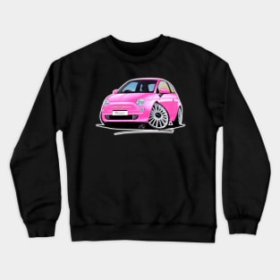 Fiat 500 Pink Crewneck Sweatshirt